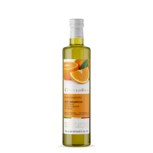 Olio extravergine di oliva aromatizzato all'arancia